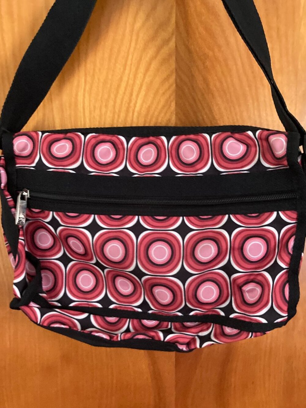 GAL zippered nylon purse and matching pouch